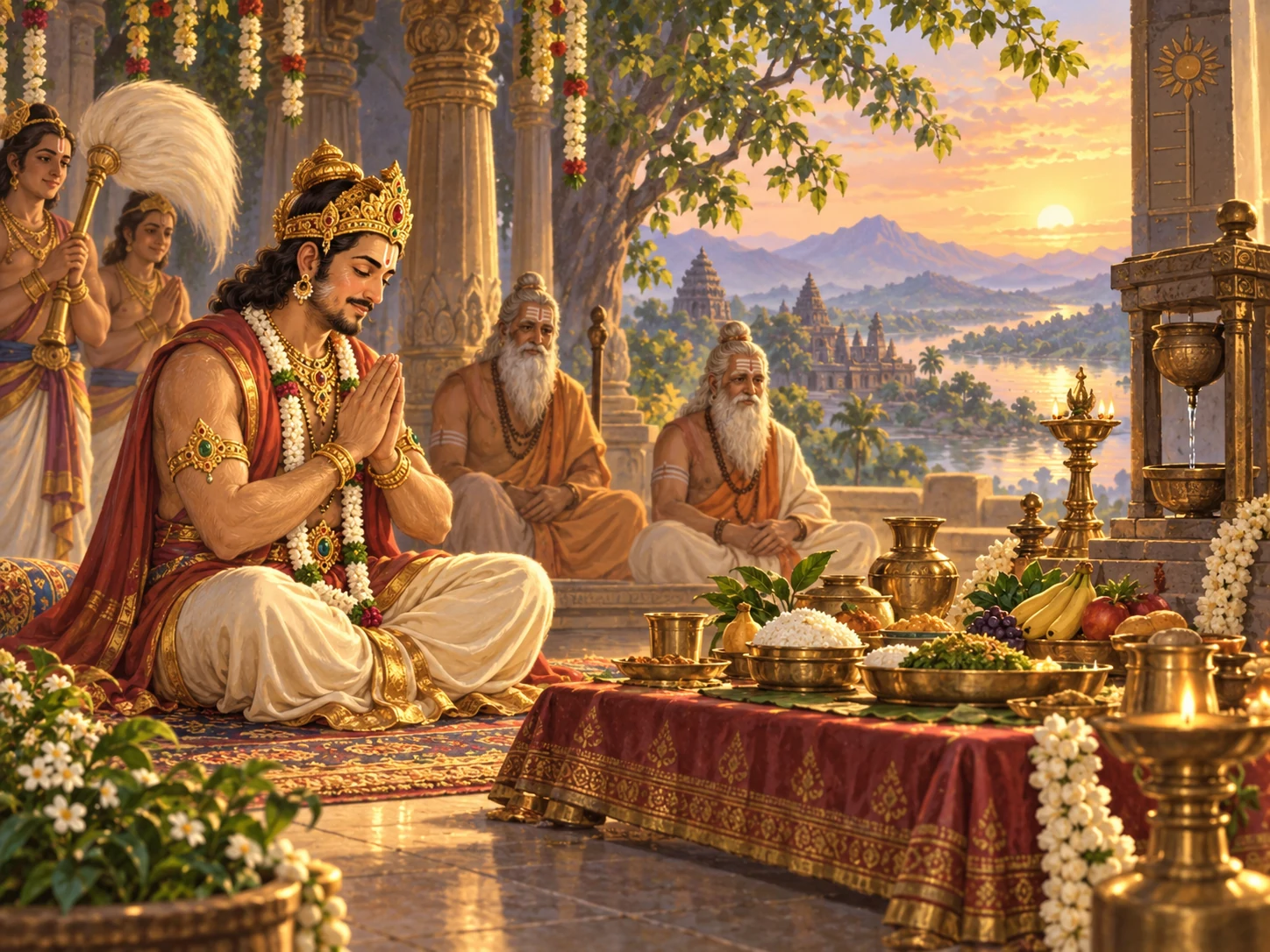 Ambarīṣa Waits for His Guest