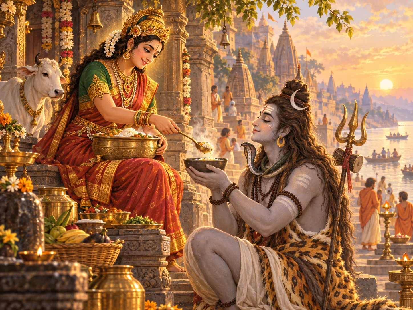 Śiva Goes Begging at His Own Door