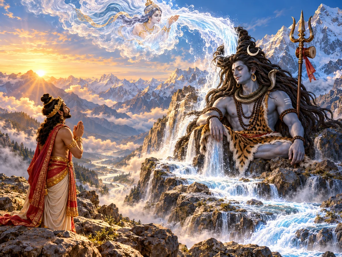 கங்கையை அழைத்து வந்த பகீரதன்
