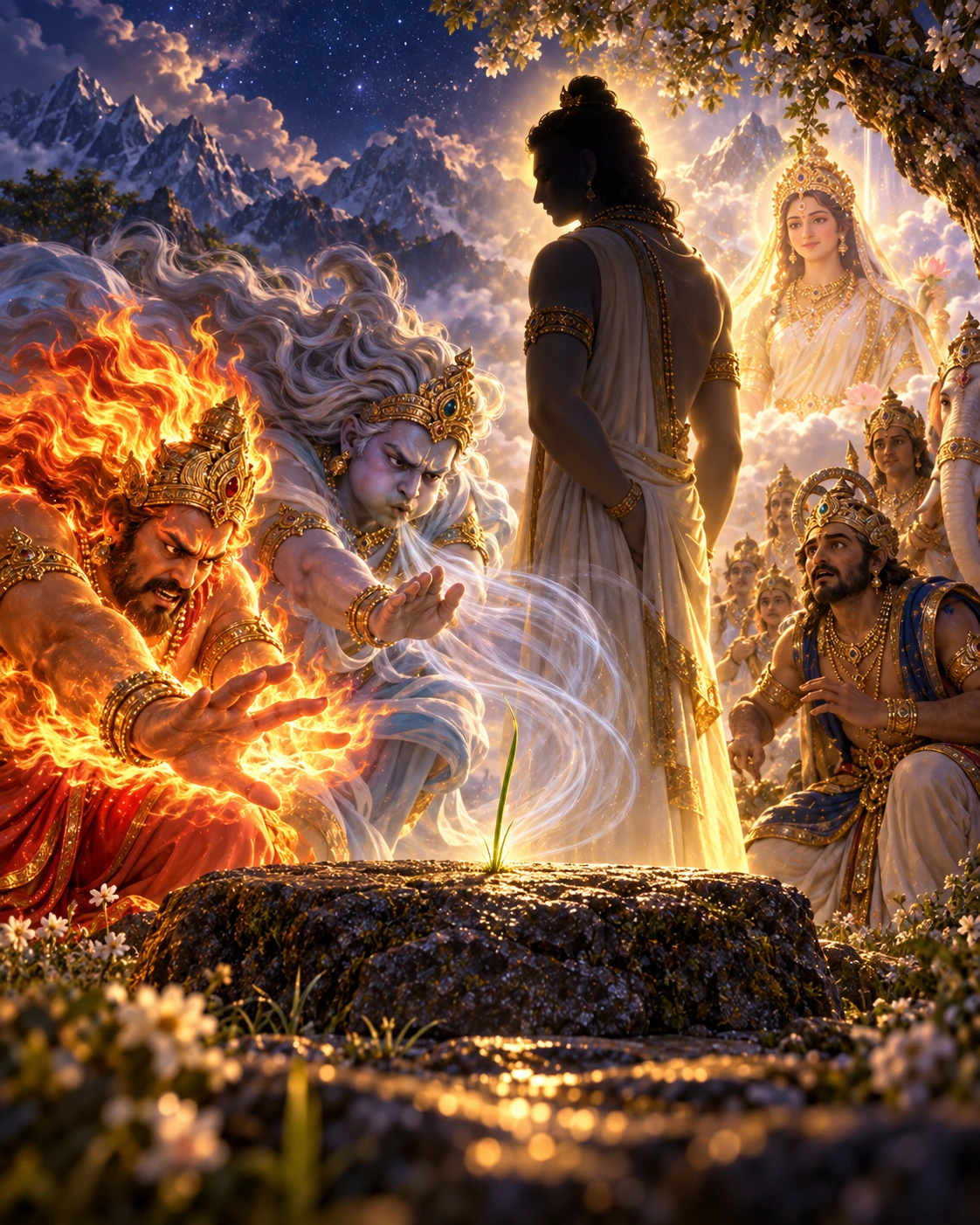 The Gods Who Could Not Burn a Blade of Grass